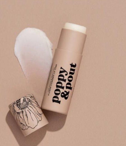 Poppy & Pout Lip Balm (Island Coconut)
