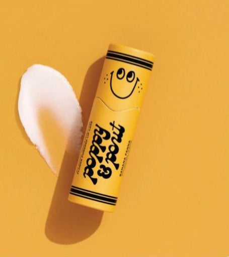 Poppy & Pout Lip Balm (Banana Fanna)
