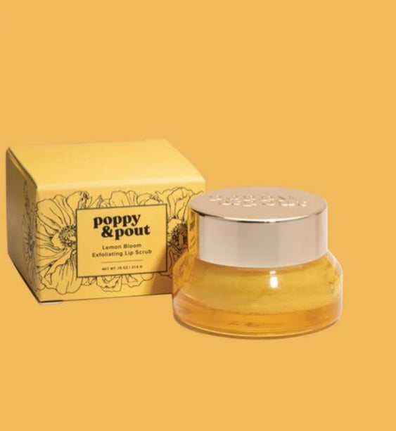 Poppy & Pout Lip Scrub (Lemon Bloom)