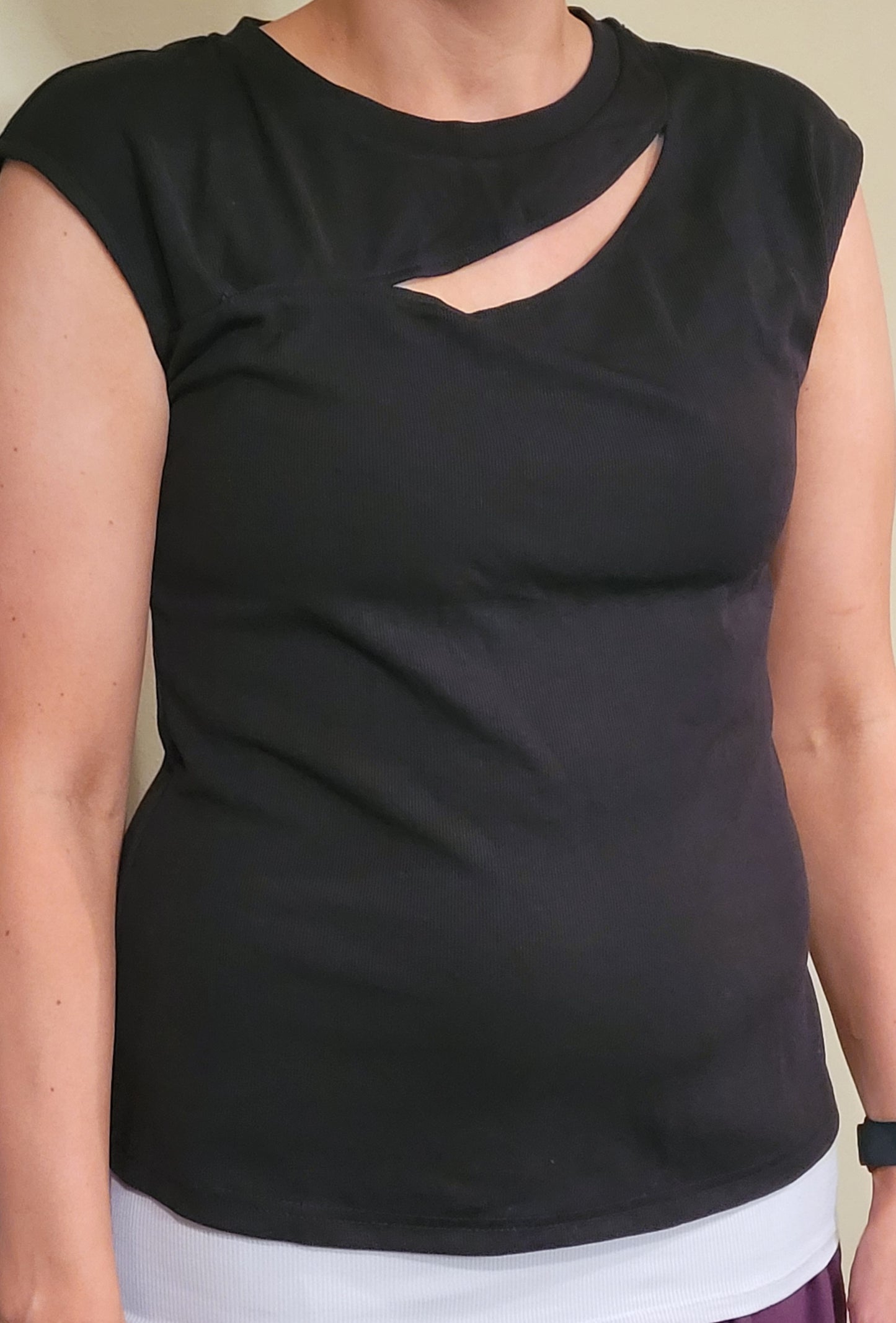 Iris Black Top