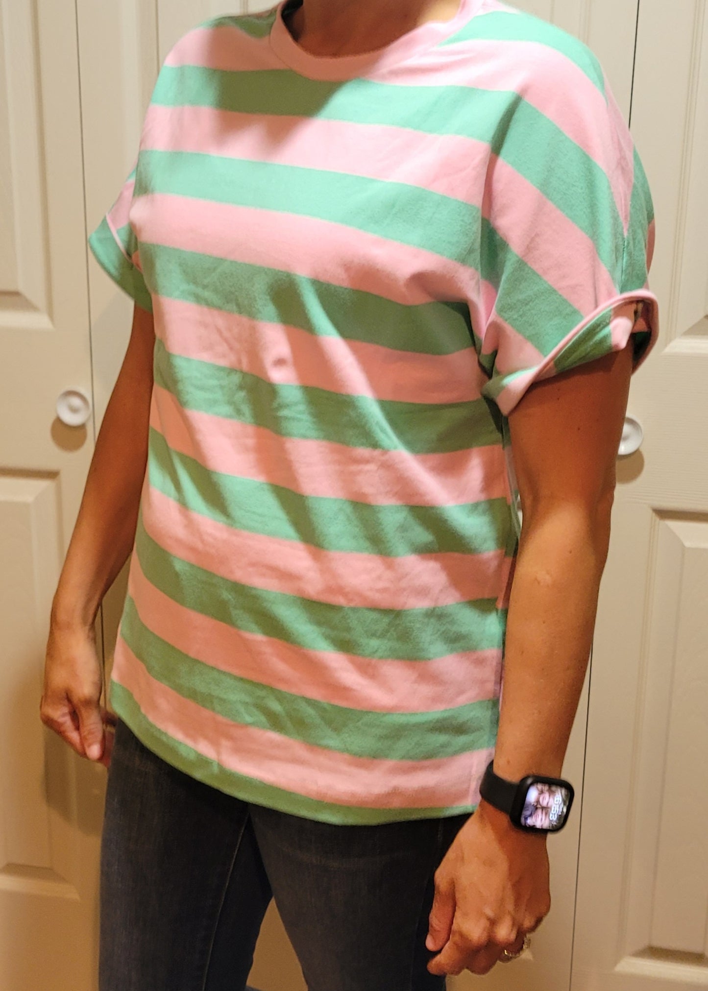 Keenan Stripe Colorblock Tunic