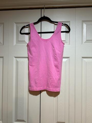 Front & Back 2-Way V-Neck/U-Neck Seamless Tank Bright Mauve