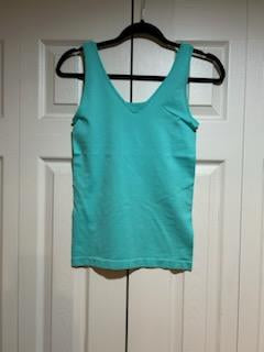 Front & Back 2-Way V-Neck/U-Neck Seamless Tank Mint