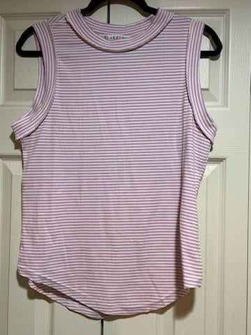Summer Bianca Striped Ribbed Tank