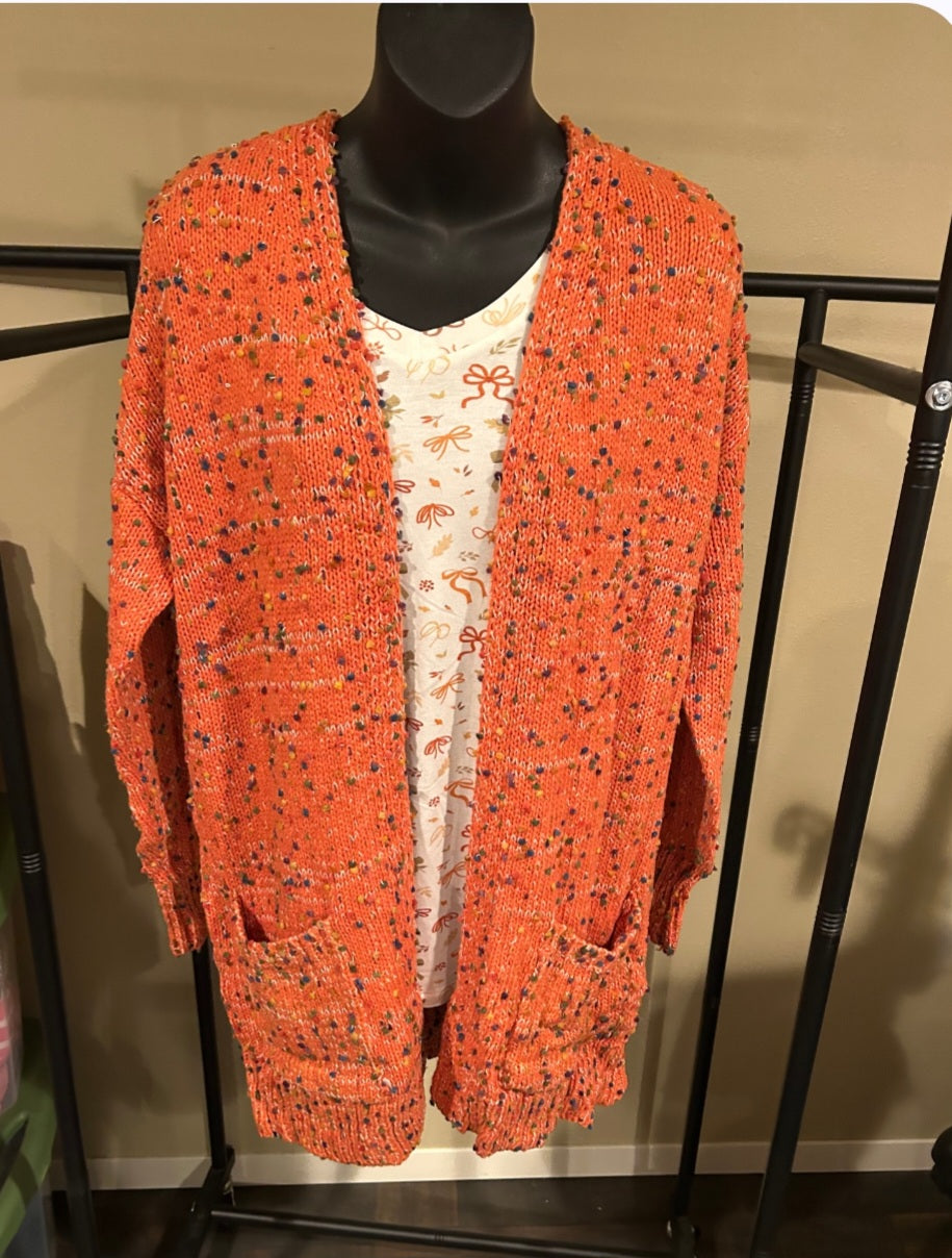 Carly Confetti Dot Cardigan