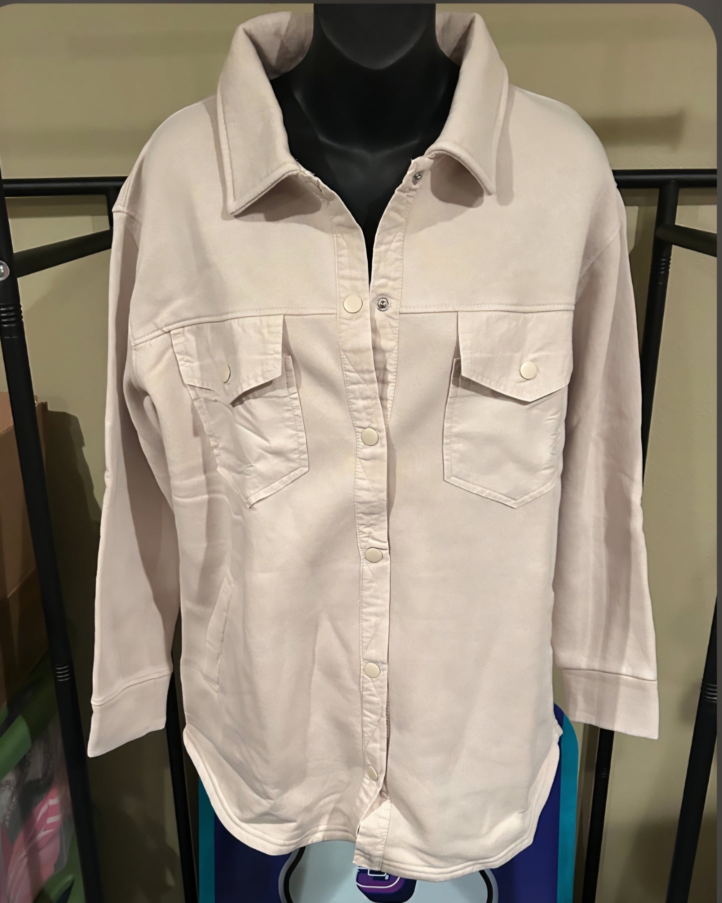 Snap-On Shacket
