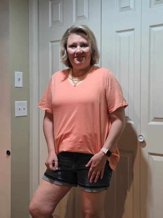 Cotton V-Neck Shirt