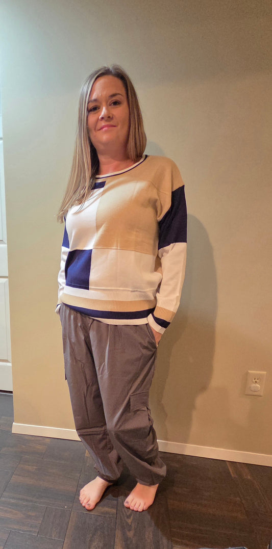 Colorblock Sweater