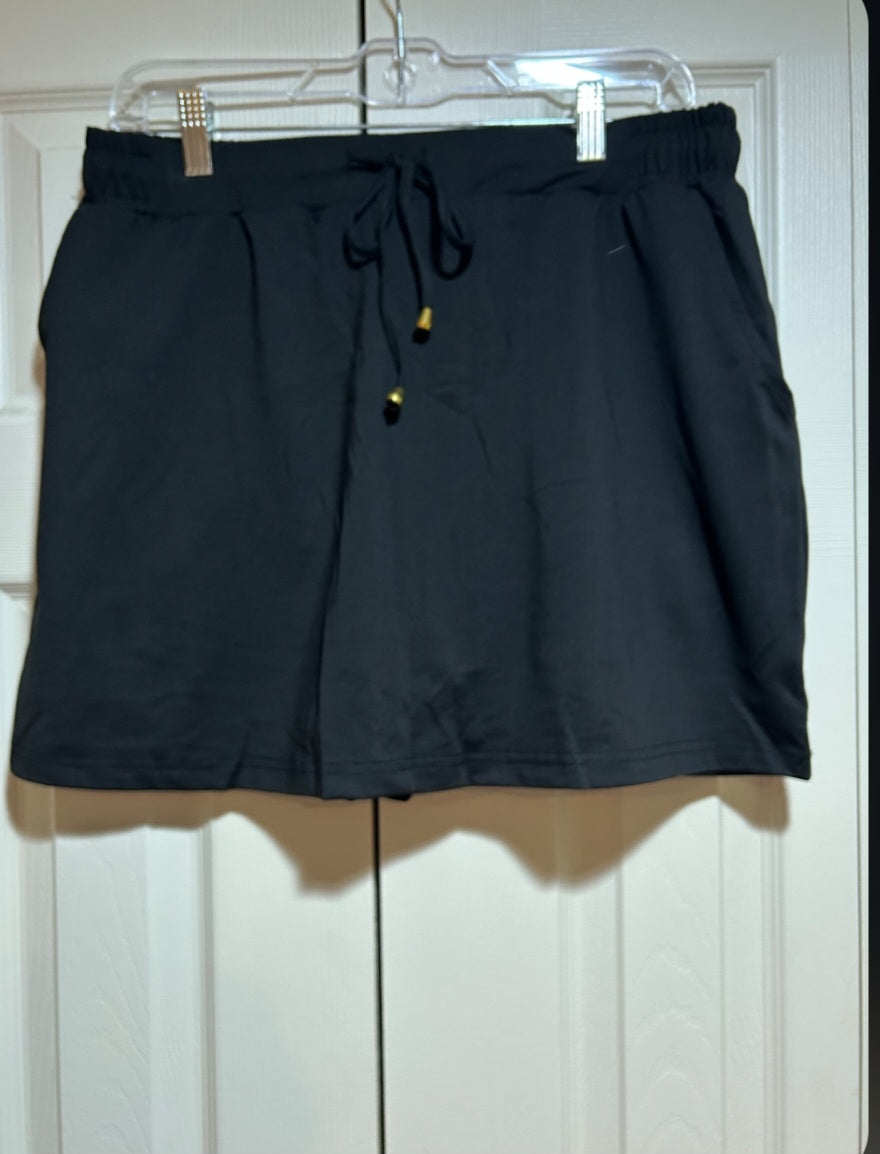 After Dark Black Skort