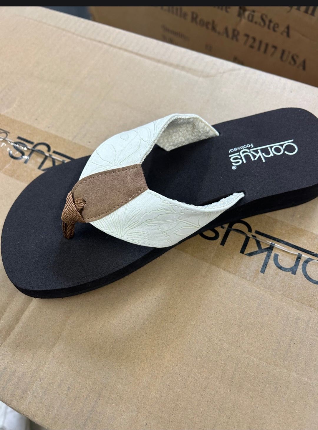 Ivory Summer Break Flip Flop